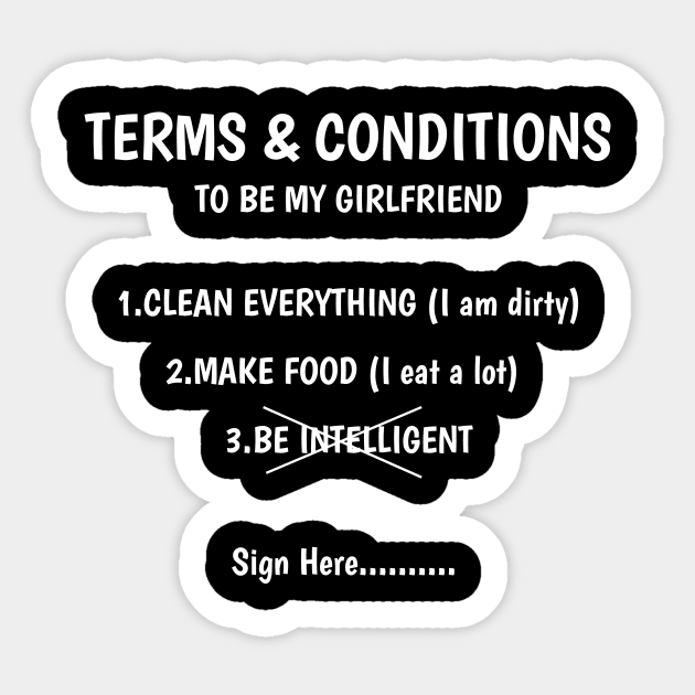 Girlfriend Application Sticker by bobinsoil